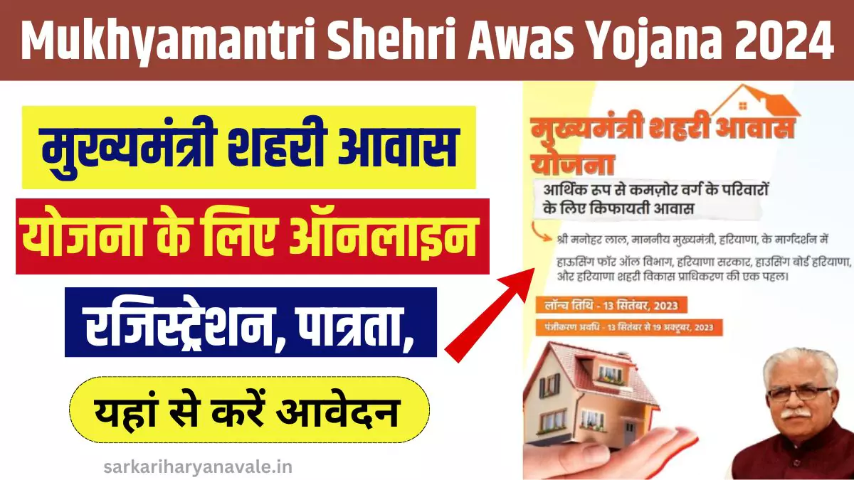 Mukhyamantri Shehri Awas Yojana 2024